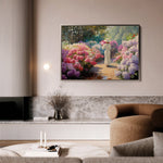 Floral 1178 Canvas Art 60 x 40 cm / Black