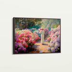 Floral 1178 Canvas Art 60 x 40 cm / Black