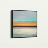 Abstract 1179 Canvas Art 60 x 60 cm / Black