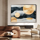 Boho 118 Canvas Art 60 x 40 cm / Black