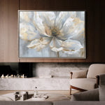 Floral 118 Canvas Art 60 x 40 cm / Black