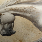 Horses 118 Canvas Art 60 x 40 cm / Black