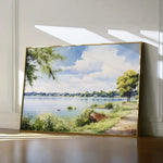 Landscape 118 Canvas Art 60 x 40 cm / Black