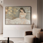 Portrait 118 Canvas Art 60 x 40 cm / Black