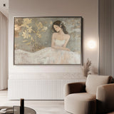 Portrait 118 Canvas Art 60 x 40 cm / Black