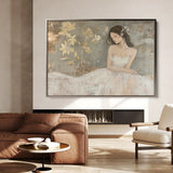 Portrait 118 Canvas Art 60 x 40 cm / Black