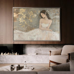Portrait 118 Canvas Art 60 x 40 cm / Black