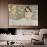 Portrait 118 Canvas Art 60 x 40 cm / Black