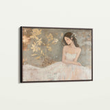 Portrait 118 Canvas Art 60 x 40 cm / Black