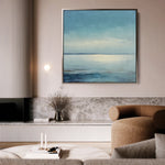 Abstract 1180 Canvas Art 60 x 60 cm / Black