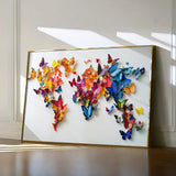 Floral 1180 Canvas Art 60 x 40 cm / Black