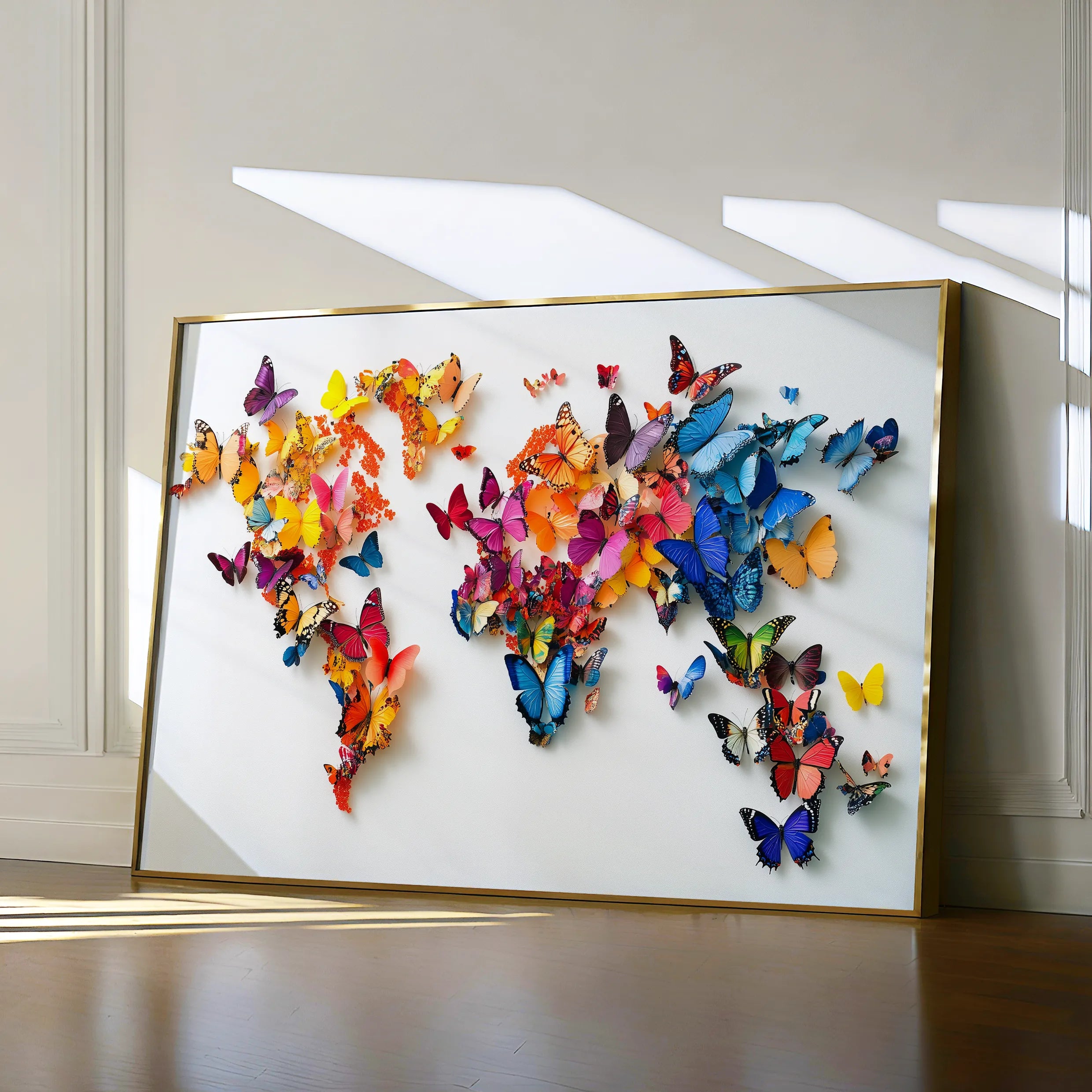 Floral 1180 Canvas Art 60 x 40 cm / Black