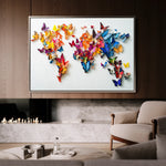 Floral 1180 Canvas Art 60 x 40 cm / Black