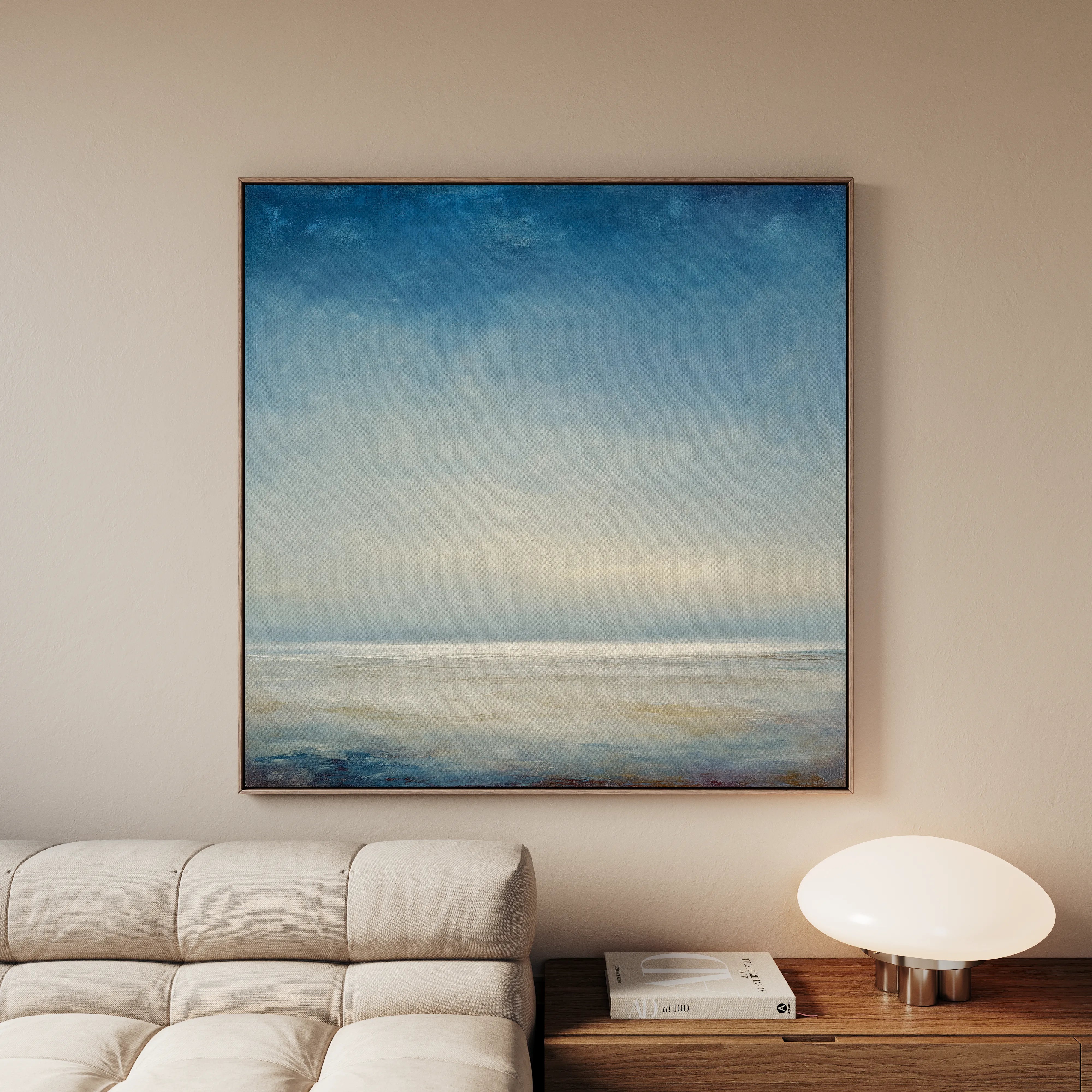 Abstract 1182 Canvas Art 60 x 60 cm / Black