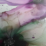 Floral 1183 Canvas Art 60 x 40 cm / Black