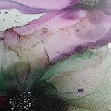 Floral 1183 Canvas Art 60 x 40 cm / Black