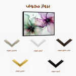 Floral 1183 Canvas Art 60 x 40 cm / Black