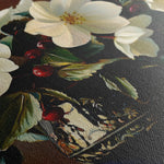 Floral 1184 Canvas Art 60 x 40 cm / Black