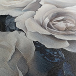 Floral 1185 Canvas Art 60 x 40 cm / Black