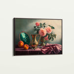 Floral 1186 Canvas Art 60 x 40 cm / Black