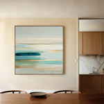 Abstract 1187 Canvas Art 60 x 60 cm / Black