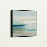 Abstract 1187 Canvas Art 60 x 60 cm / Black