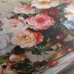 Floral 1187 Canvas Art 60 x 40 cm / Black