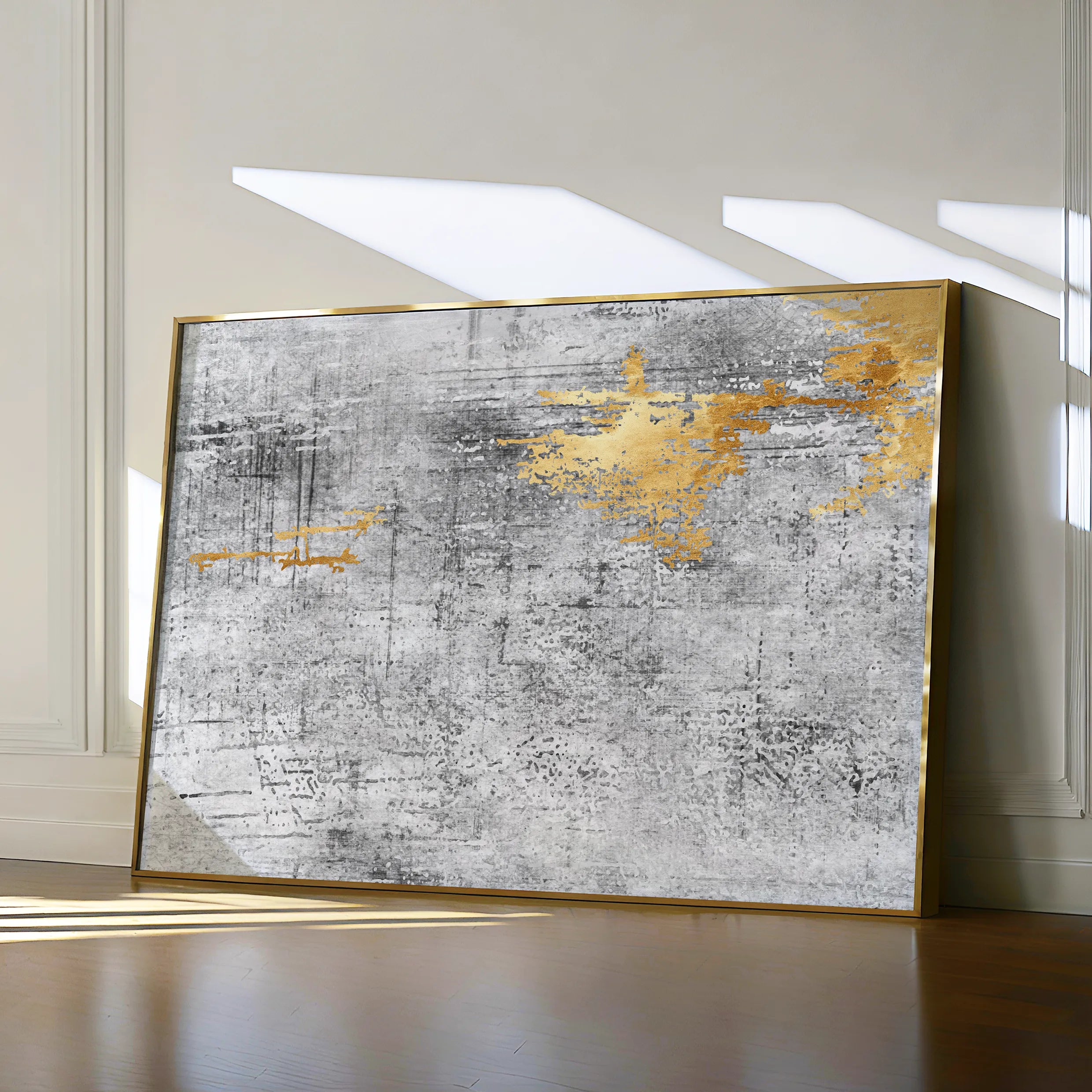 Abstract 119 Canvas Art 60 x 40 cm / Black