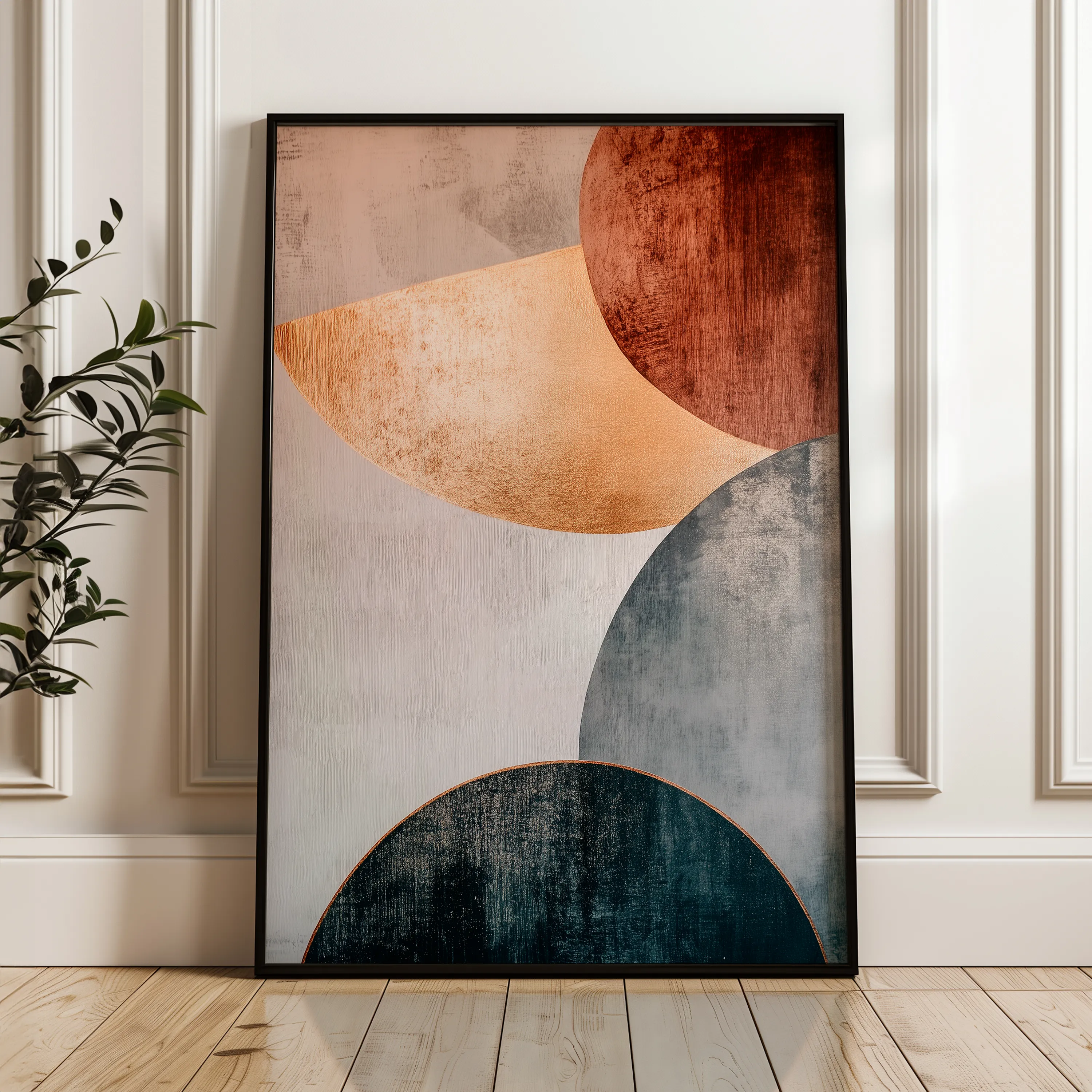 Boho 119 Canvas Art 60 x 40 cm / Black