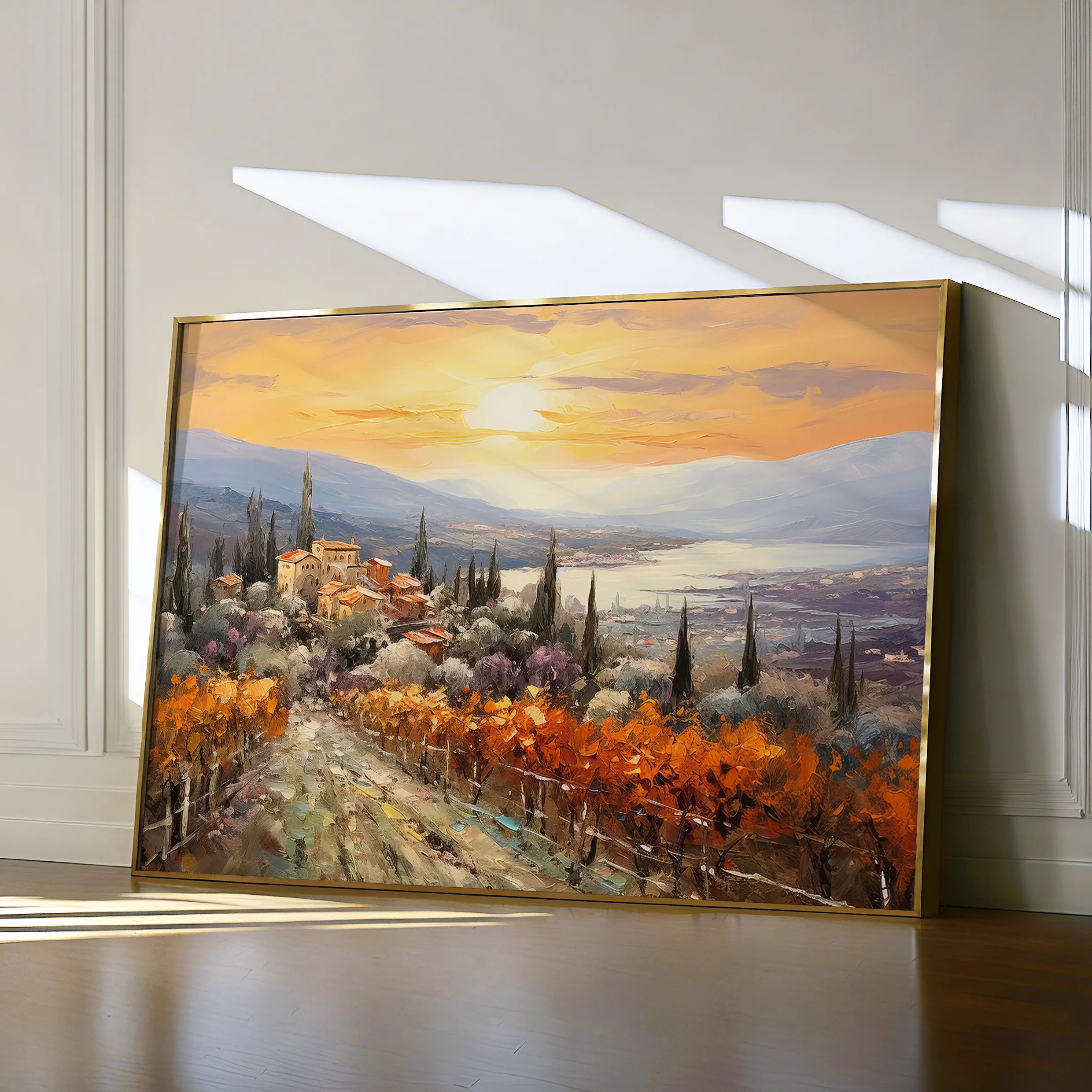 Landscape 119 Canvas Art 60 x 40 cm / Black