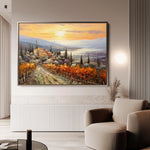 Landscape 119 Canvas Art 60 x 40 cm / Black