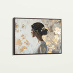 Portrait 119 Canvas Art 60 x 40 cm / Black