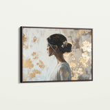 Portrait 119 Canvas Art 60 x 40 cm / Black