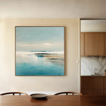 Abstract 1190 Canvas Art 60 x 60 cm / Black
