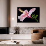 Floral 1190 Canvas Art 60 x 40 cm / Black