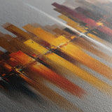 Abstract 1191 Canvas Art 60 x 60 cm / Black