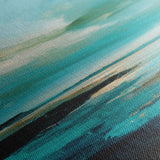 Abstract 1194 Canvas Art 60 x 60 cm / Black