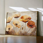 Floral 1194 Canvas Art 60 x 40 cm / Black