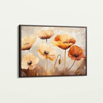 Floral 1194 Canvas Art 60 x 40 cm / Black