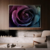 Floral 1195 Canvas Art 60 x 40 cm / Black