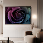 Floral 1195 Canvas Art 60 x 40 cm / Black