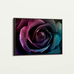 Floral 1195 Canvas Art 60 x 40 cm / Black