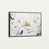 Floral 1196 Canvas Art 60 x 40 cm / Black