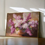 Floral 1197 Canvas Art 60 x 40 cm / Black