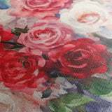 Floral 1198 Canvas Art 60 x 40 cm / Black