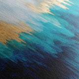 Abstract 1199 Canvas Art 60 x 60 cm / Black