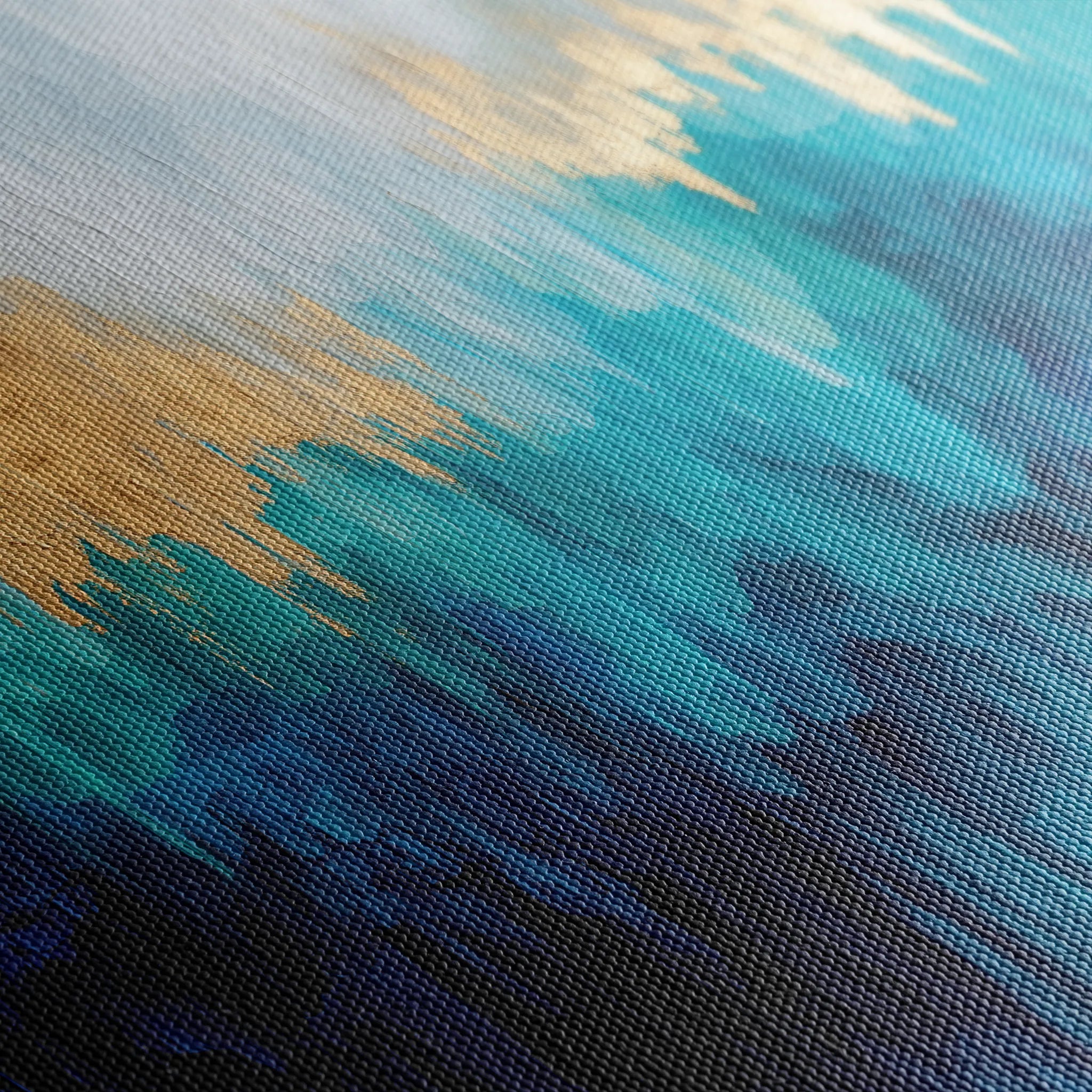 Abstract 1199 Canvas Art 60 x 60 cm / Black