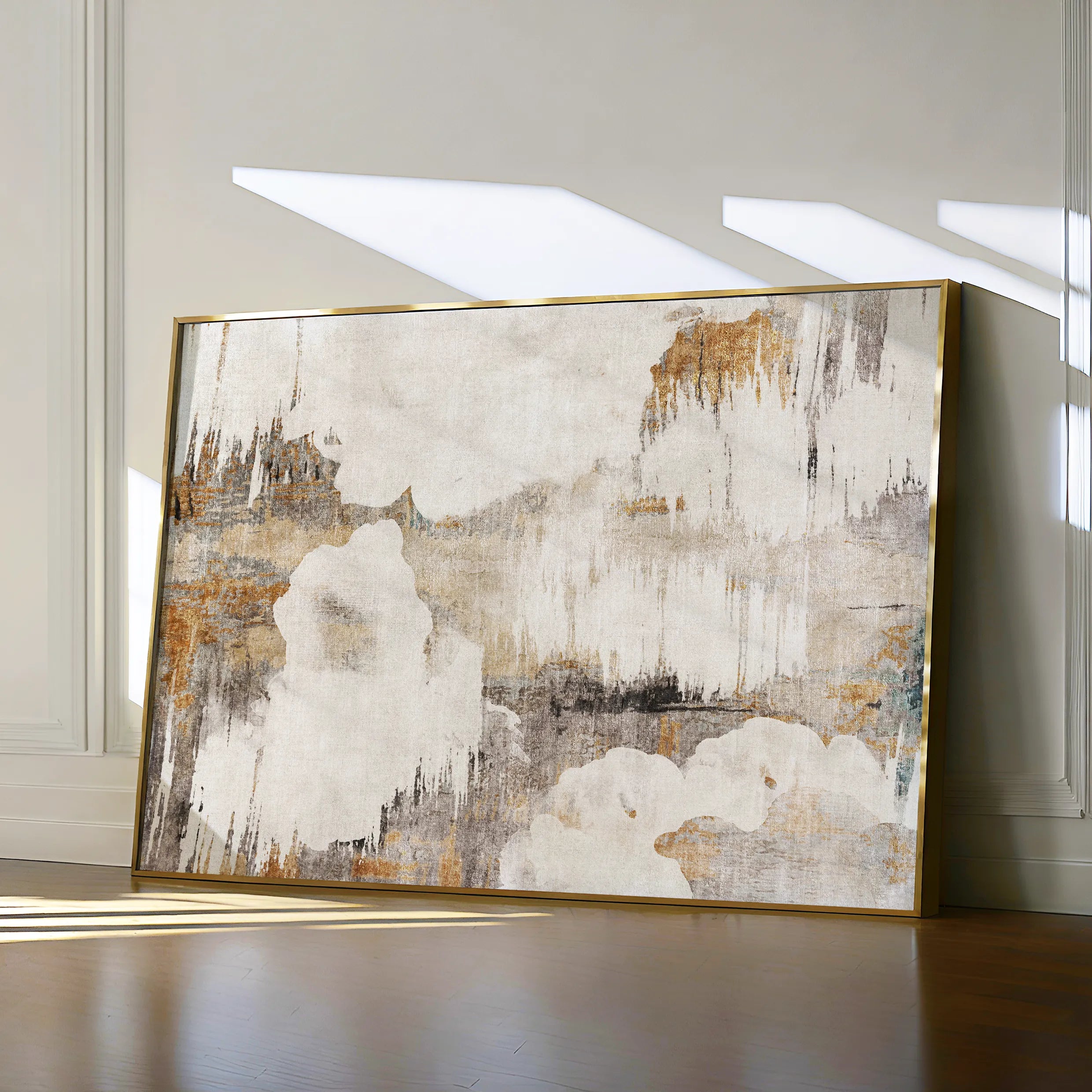 Abstract 120 Canvas Art 60 x 40 cm / Black