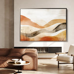 Boho 120 Canvas Art 60 x 40 cm / Black