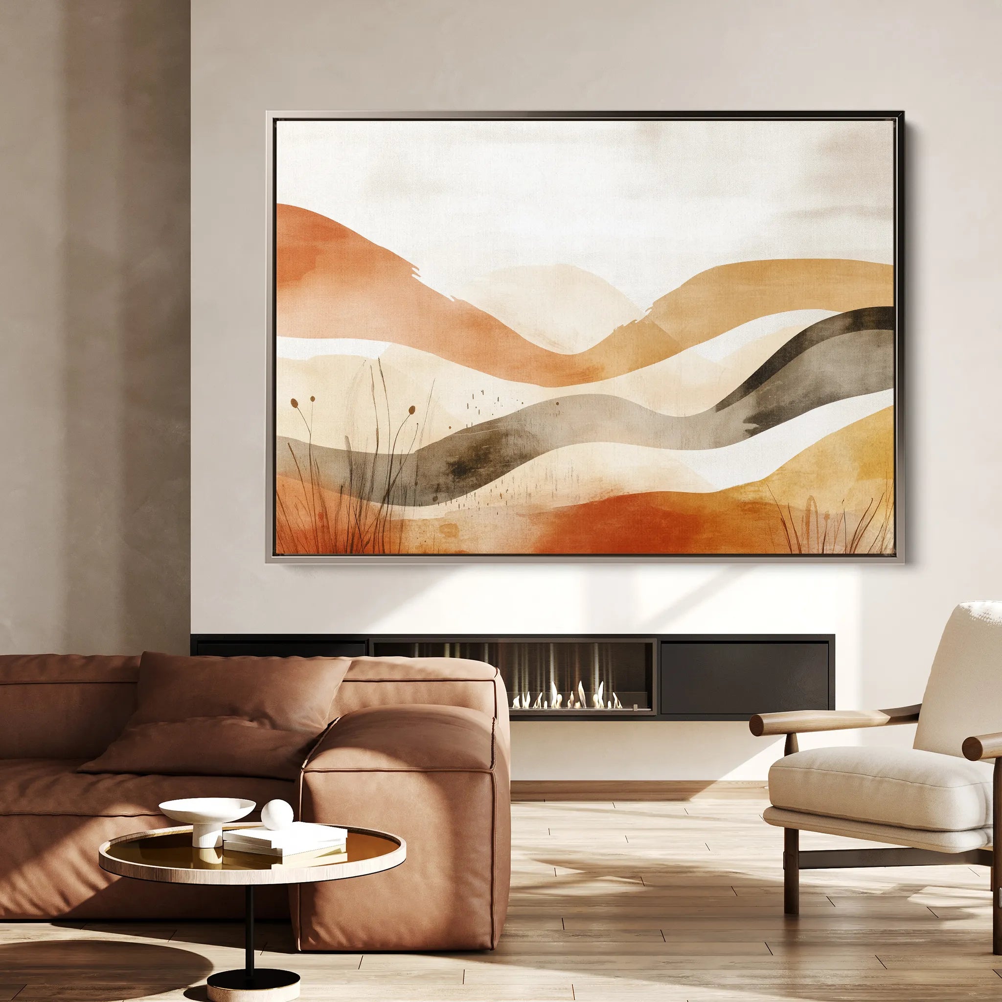 Boho 120 Canvas Art 60 x 40 cm / Black